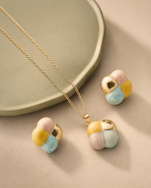 Conjunto Colar e Brincos